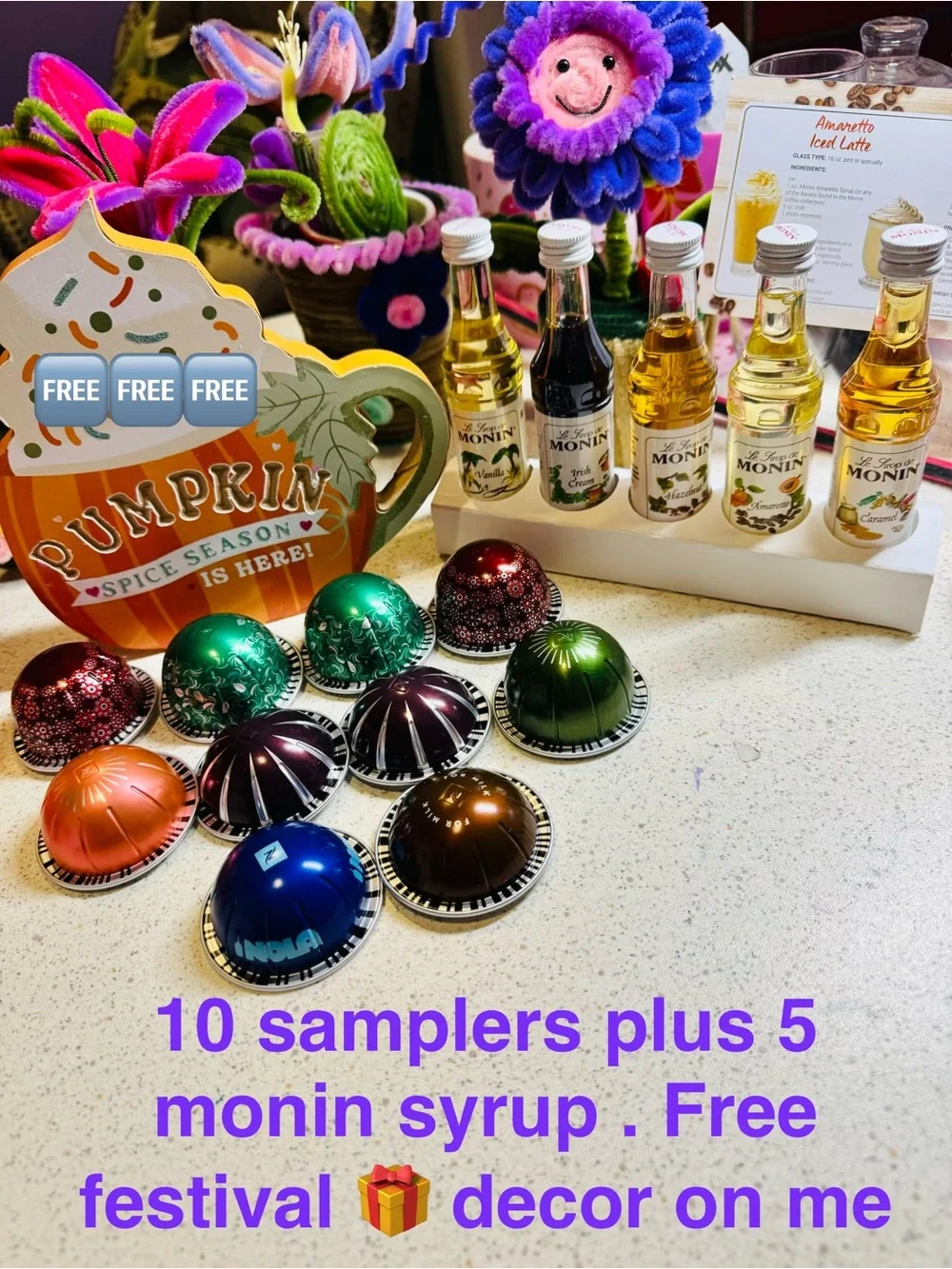 Nespresso VERTUO Festivel gift 🎁 sampler